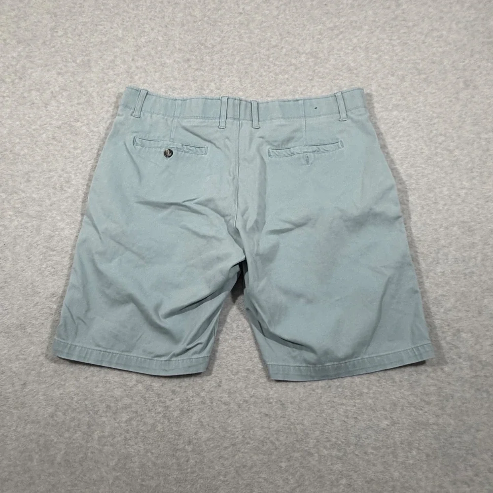 Nat Nast Shorts Mens 36 Blue Good Cotton Spandex Flat Front Chino Luxury‎ Casual